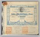 Stock certificate Compagnie Universelle du Canal Interoceanique de Panama