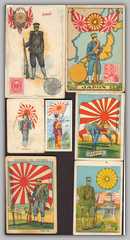 cards utilizing the Japanese flag