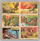 cards entitled 'Battle' by UK ABC Gum made in 1964