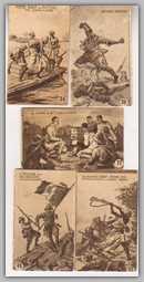 propaganda cards issued in Italy during the Abyssinian War