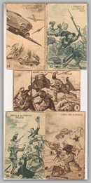 propaganda cards issued in Italy during the Abyssinian War