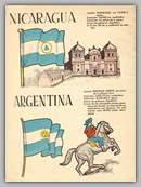 flags and statistics of all countries in Central and South America