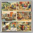Set of 6 cards all linking to a homogenous set