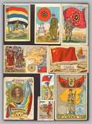 trade cards utilizing the Chinese flag