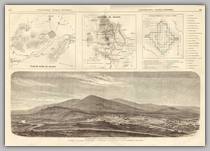 Panorama of Oajaca and Mount Albano